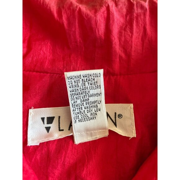 Lavon red green gold lined track suit jogging suit size Large - Picture 10 of 15